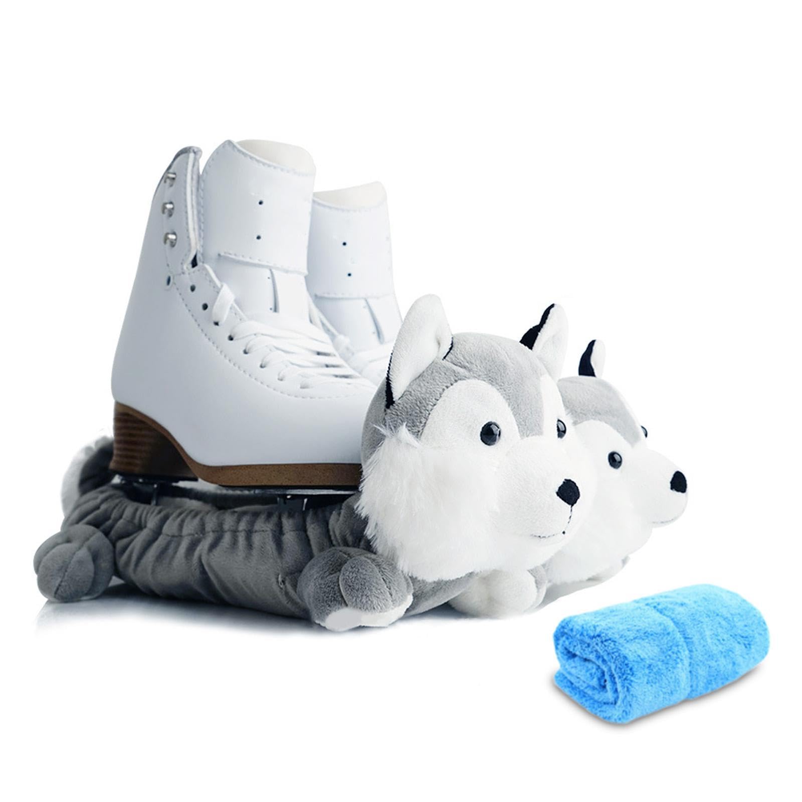 Oshhni Couvre-Lames de Patins à Glace, Housse de Patinage Robuste pour Hommes et Femmes, Protecteur de de Patin en Forme d'animal, Housses de Patins