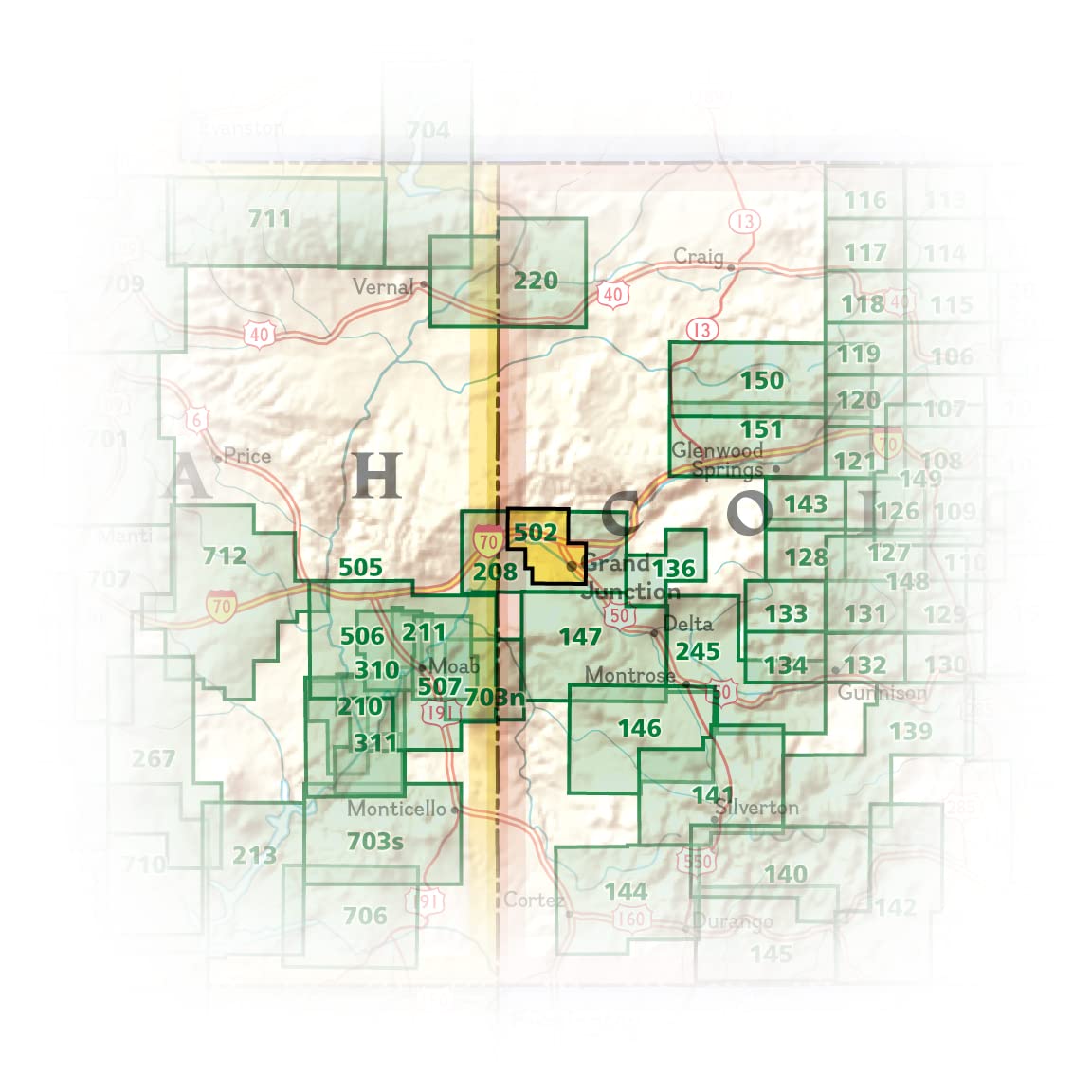 Grand Junction, Fruita Map (National Geographic Trails Illustrated Map, 502) - Image 6