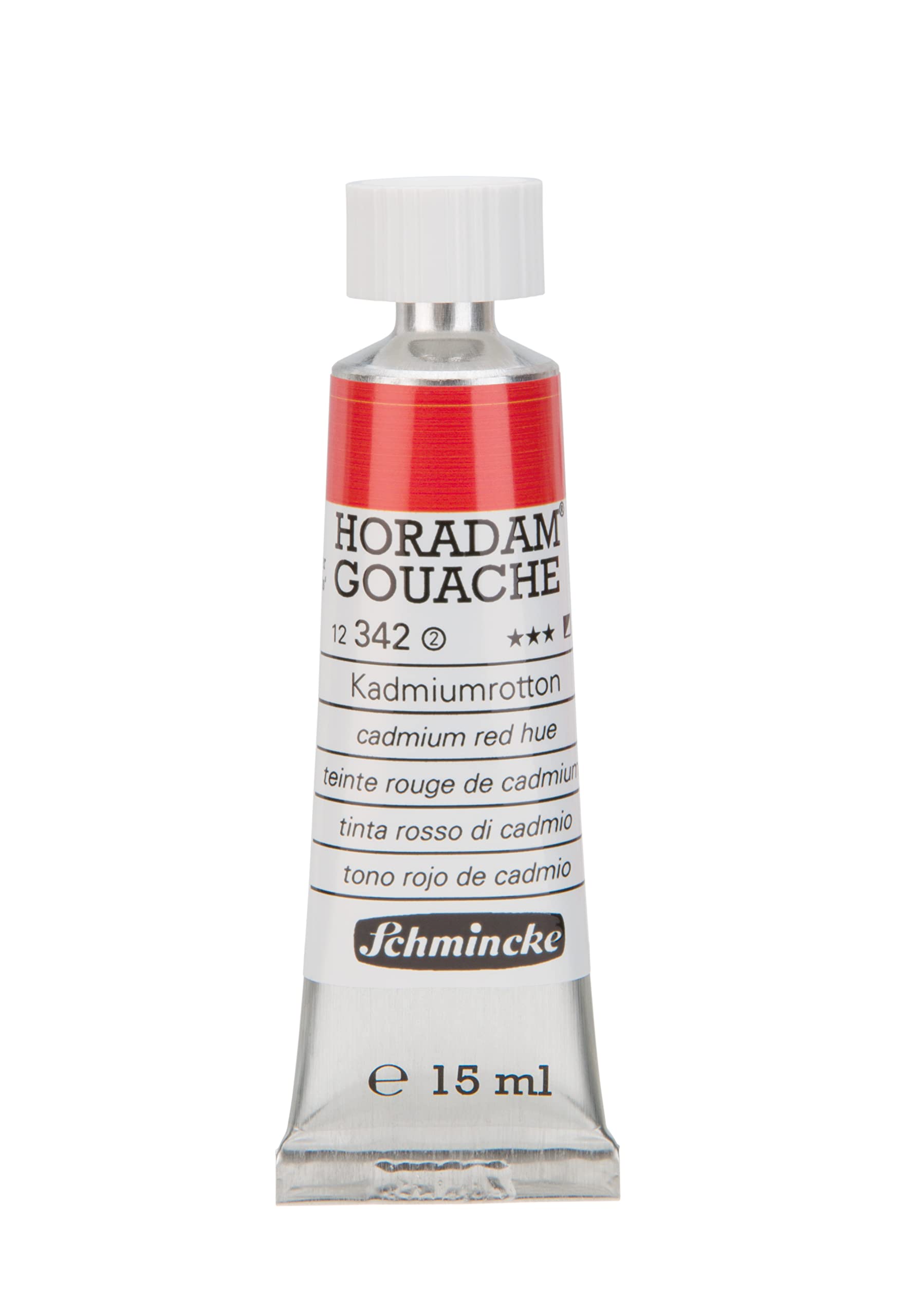 Schmincke : Horadam Gouache Paint : 15ml : Cadminum Red Hue