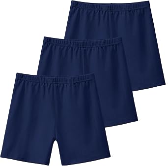 KEREDA Girls Bike Shorts Cotton Cartwheel Dance Under Dress Shorts for Kids