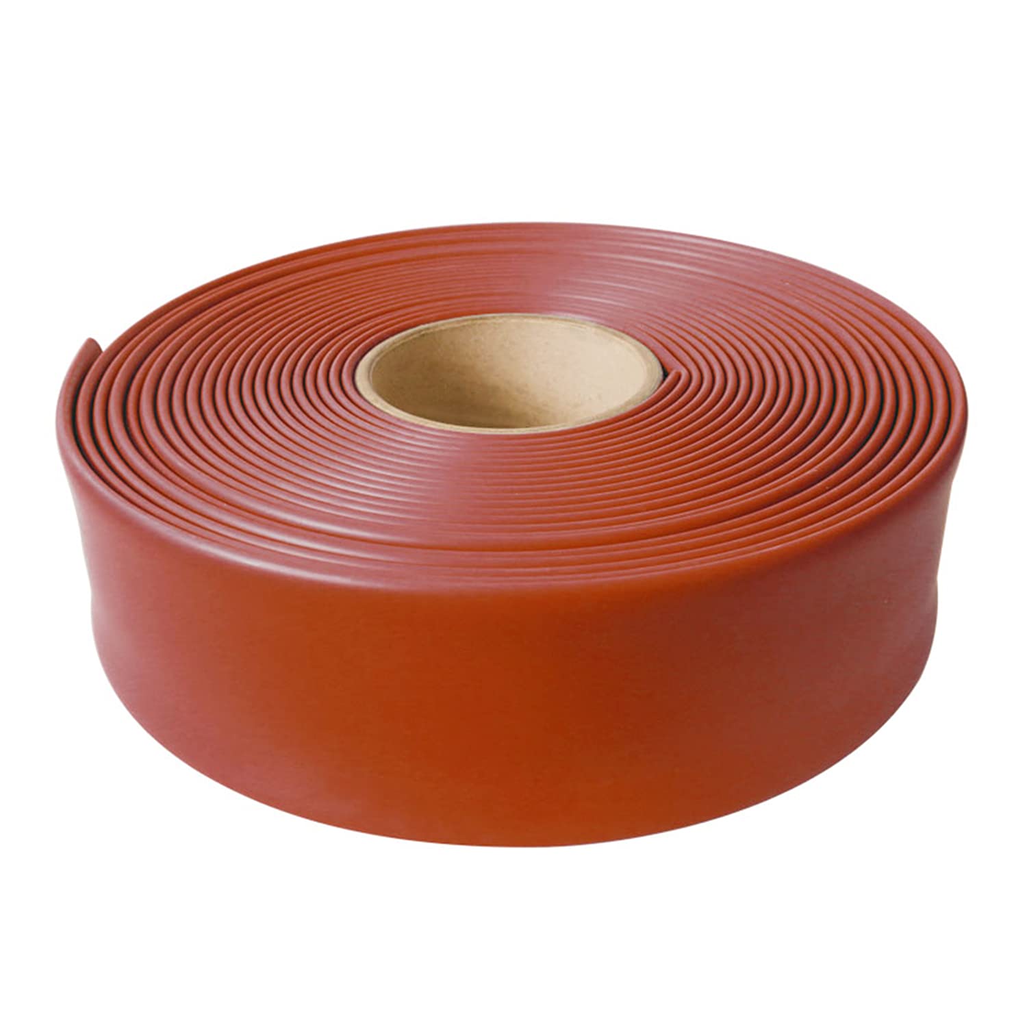 tubi termoretraibili, nastro termoretraibile, Rotolo di tubo termorestringente 2:1, isolamento rapido, rosso, guaina da 10 KV, tensione di tenuta ultra elevata, lunghezza 25 m, diametro interno stato