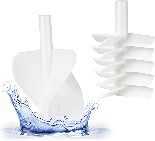 LET'S RESIN Resin Mixer Paddles for Auto Resin Mixer,2pcs Durable Easy Clean Epoxy Mixer Replacement,High Efficiency Mixing Attachment for Resin Casting, Molds, Soap Making