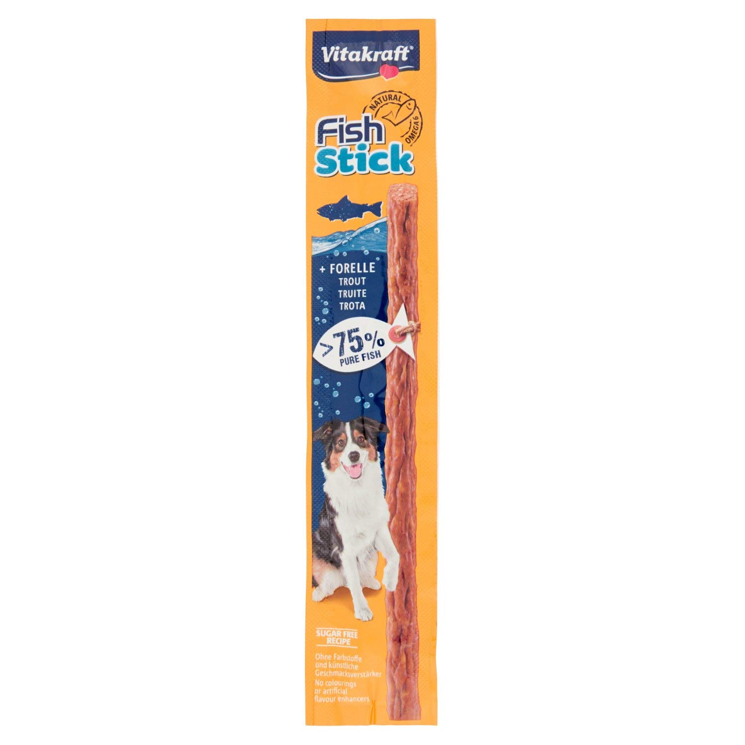 Vitakraft Fish Stick Friandise Trucha para Perro, 15 g, 10 Unidades