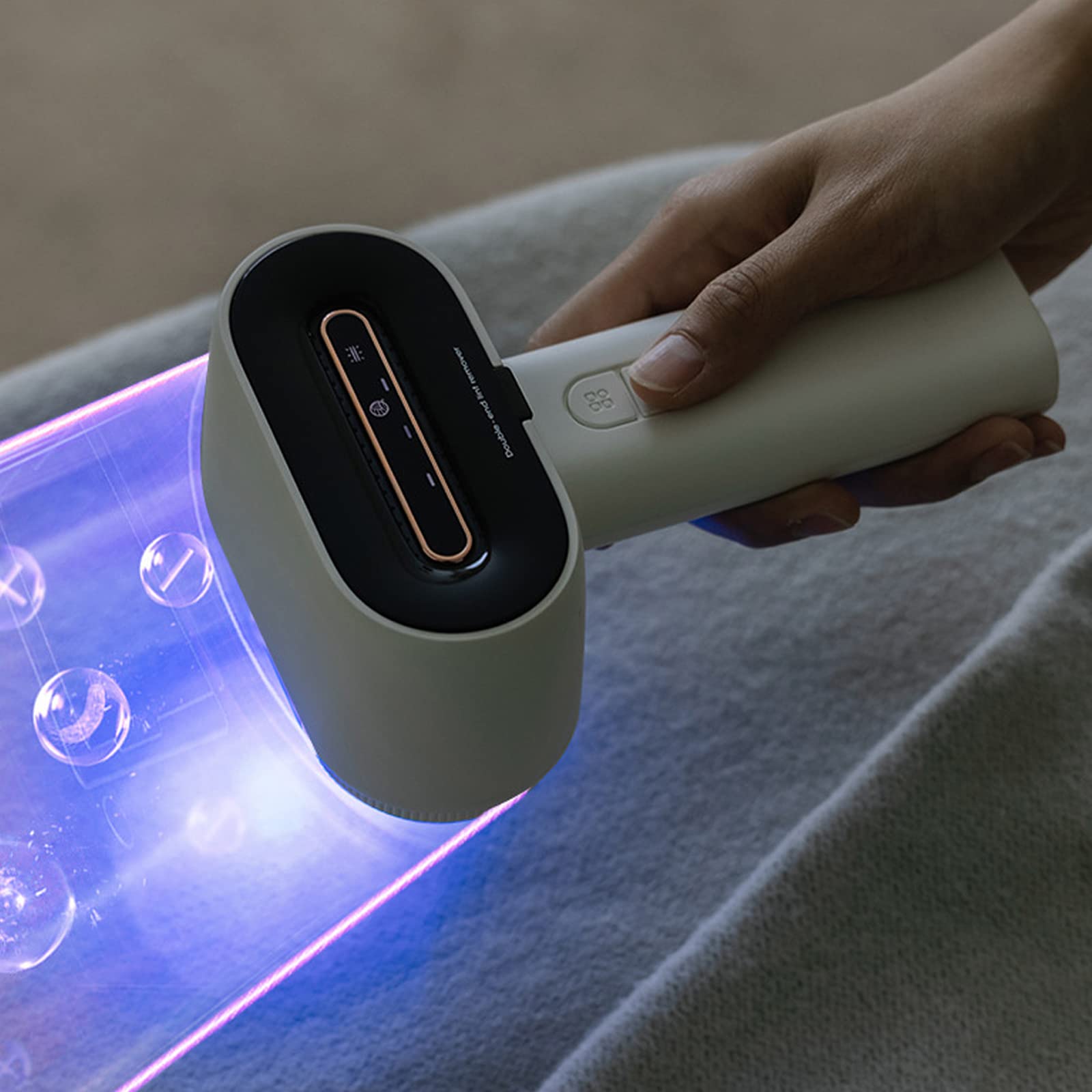 Elektrischer Gewerblicher Fusselentferner, Doppelkopf-Fusselrasierer, Wiederaufladbarer Pilling-Trimmer Mit LED-Anzeige Und 3-Gang-Regulierungsfunktion Zum Entfernen Von Fusseln Und Pillen