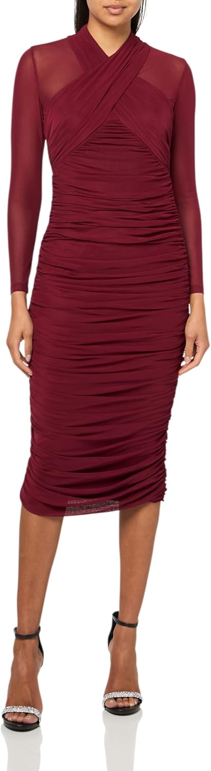 [Kenneth Cole Sportswear Women] ドレス Ls Twist Frt Maxi With Side Ro