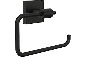 Franklin Brass Slim Toilet Paper Holder in Matte Black