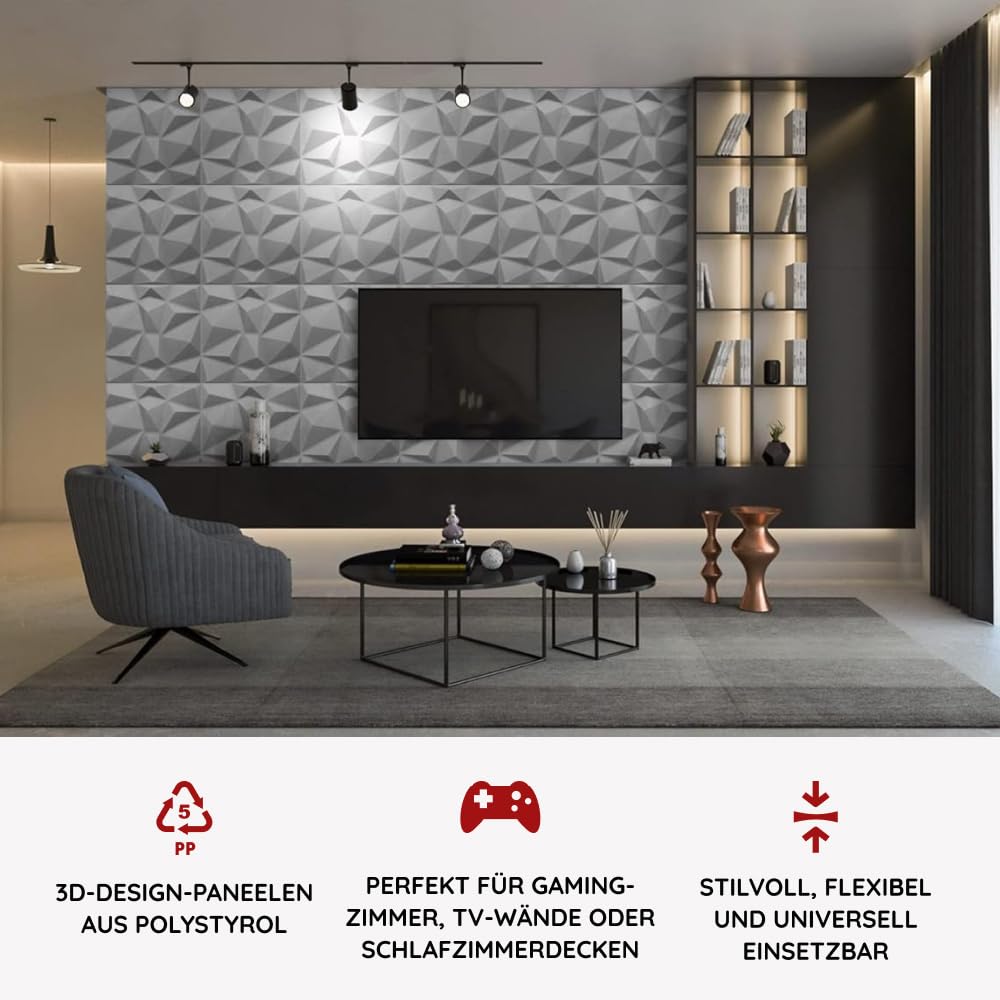3D-printen - PVC Wandpaneel 2800*1220*3mm Goud Hoogglans - Wandpanelen - Q-Trend Products - Pergola Tuinhuizen overkapping - Paviljoen - Prefab Tiny house