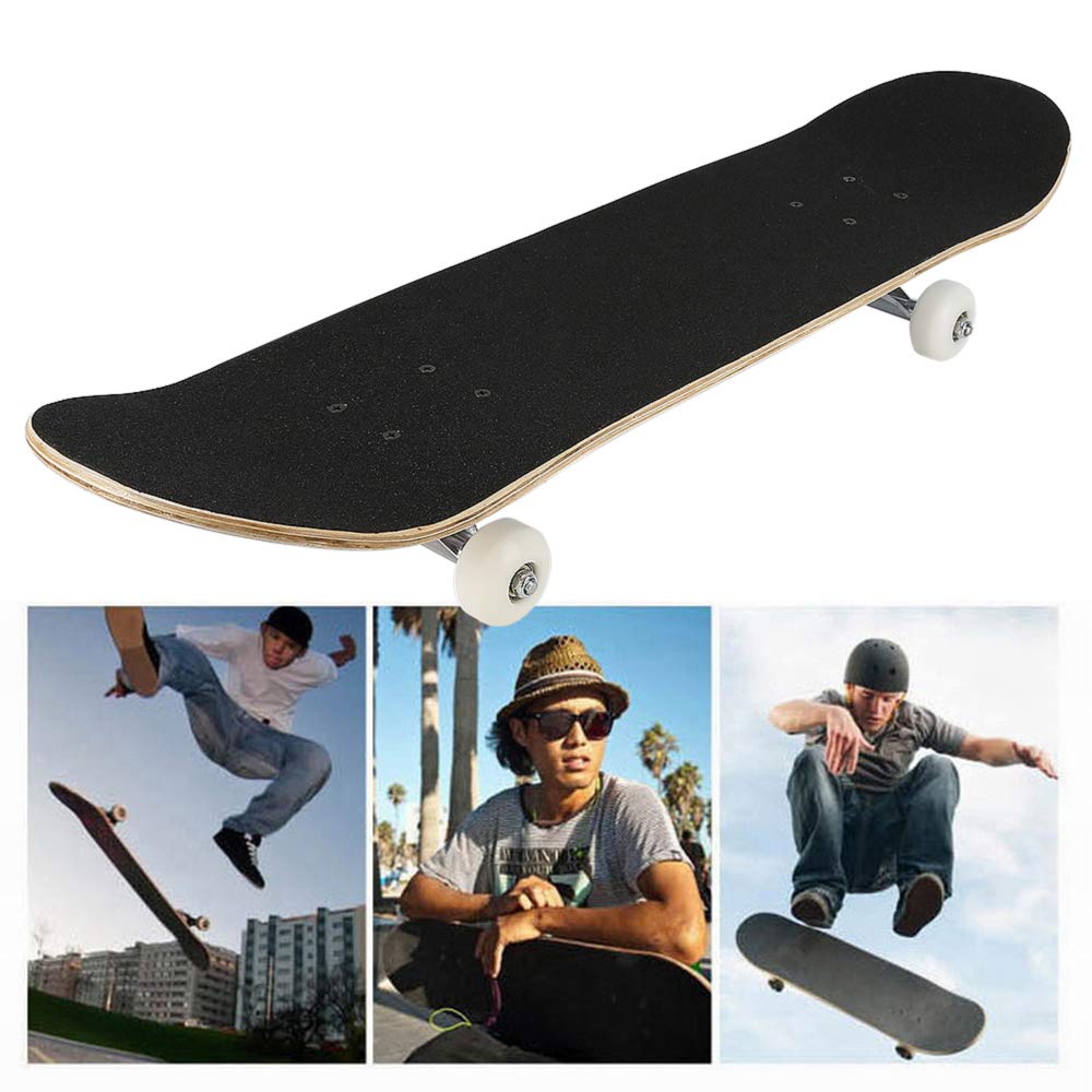Skateboard Completo Per Bambini, Adolescenti E Adulti Principianti Doppio Kick Maple 1018636