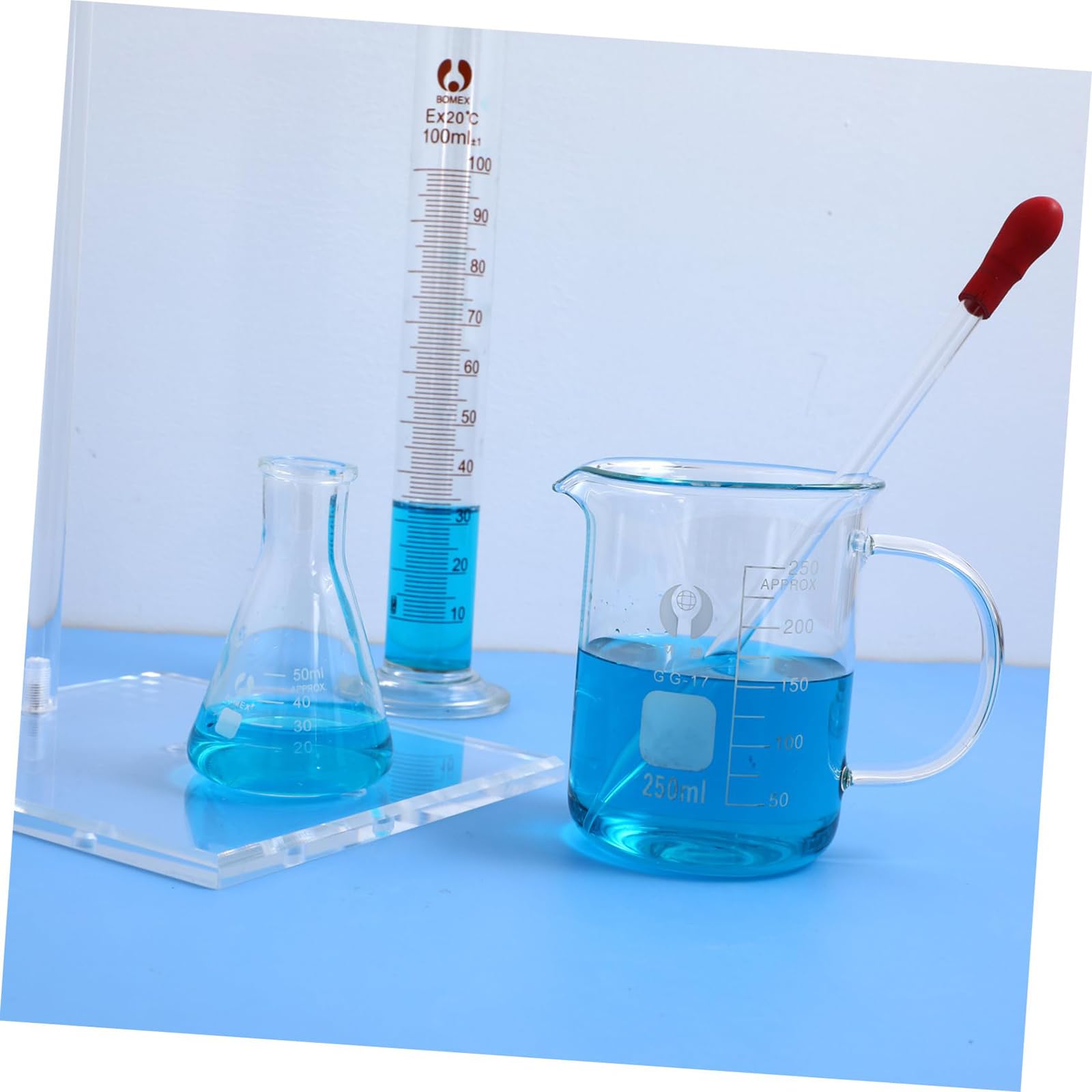 Vaso De Precipitados (600-2000 Ml), con Asa, Resistente A Altas Temperaturas/Reutilizable, Escalas Precisas/fácil De Medir, Pico Cónico, para Experimentos De Enseñanza,2000ml
