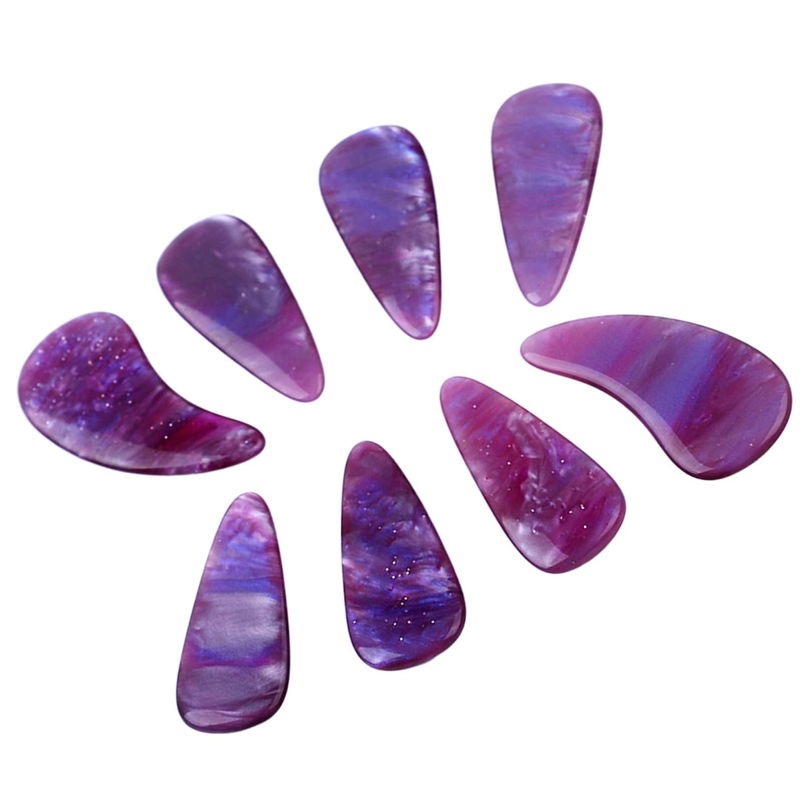 Guzheng Nail Covers Guzheng Nail Picks, Professionnel Guzheng Nail Covers Haut-parleurs (Couleur de la voie lactée)