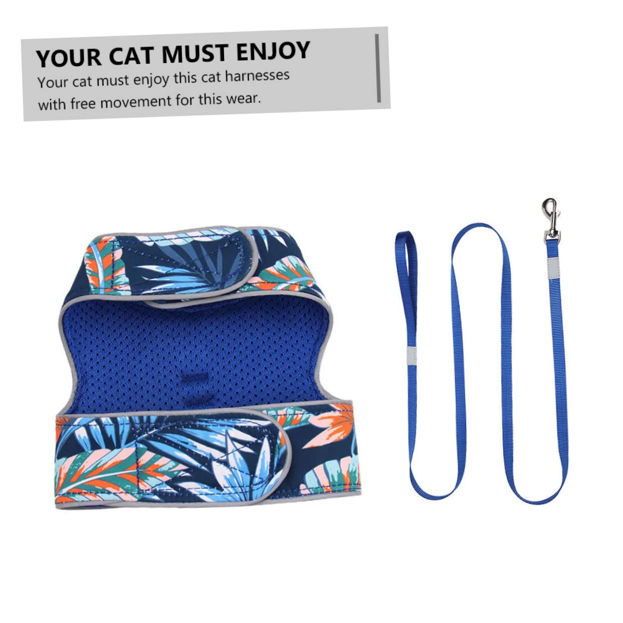 Yardwe 2 Juegos De Correas Reflectantes De Malla Transpirable para Gatos Chaleco Ajustable para Gatitos Suaves Y Cómodas para La Noche.
