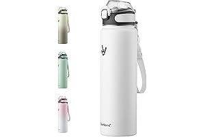 Enerbone Double-Wall Vacuum Insulated Stainless Steel Sports Water Bottle