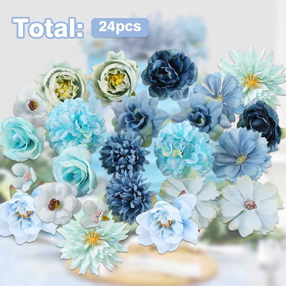 Taasmoog 24 Pcs Artificial Flowers Combo Box Set - Image 2
