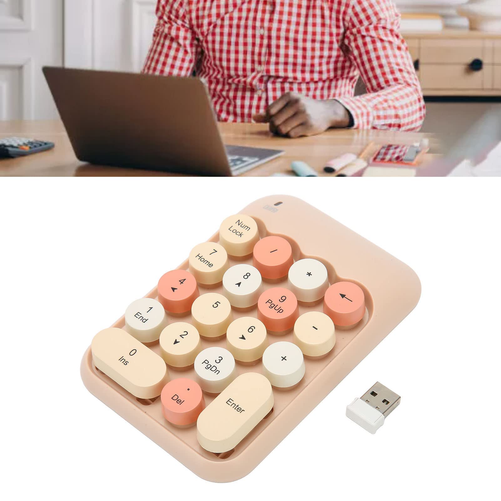 Numeriek Toetsenbord, 2,4 GHz Draadloos