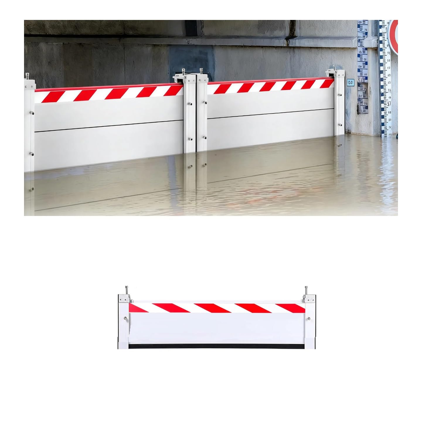 Batardeau anti-inondation pour stopper les infiltrations du garage