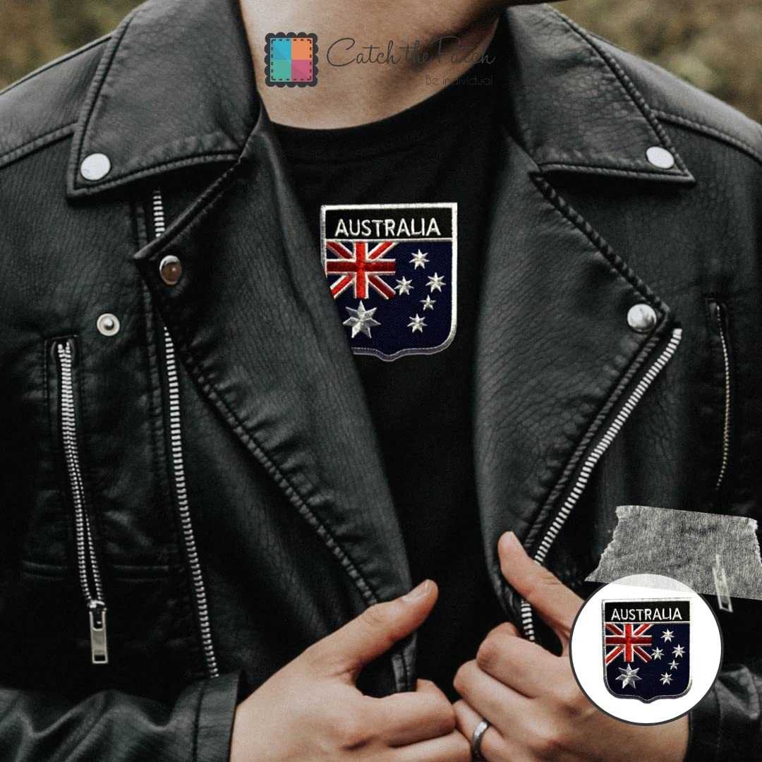 Australia bandiera - Toppe termoadesive Patch Toppa ricamate