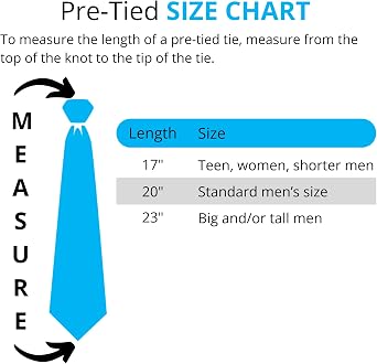 tiemart Pretied Zipper Ties Easy On Zip Up