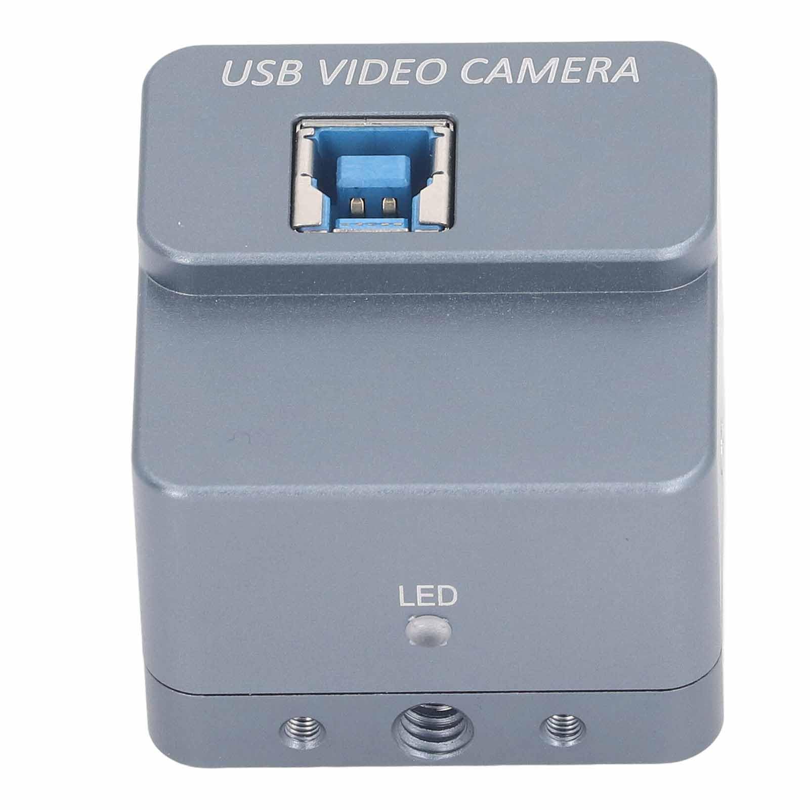 Camera Microscopio Digitale USB 4K 8MP con Obiettivo Zoom 0,5x e Adattatore 30 Mm 30,5 Mm Compatibile con XP 7 10 11 OS X
