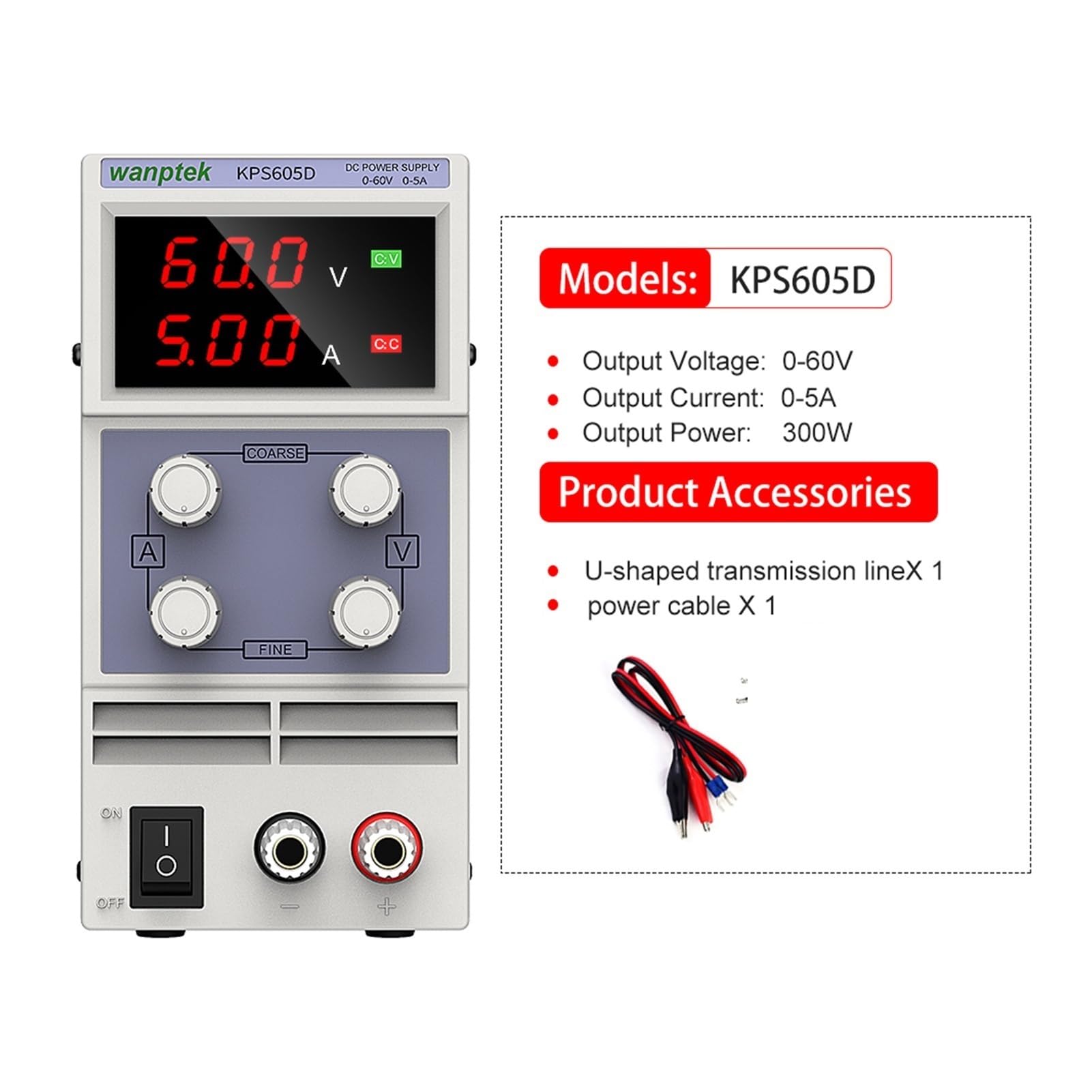 Zmienne zasilanie Laboratorium DC Zasilacz Regulowany Regulator Napięcia Stabilizator Przełączanie zmiennej Ławki źródło 30 V 10a(3 Digits 60V 5A)