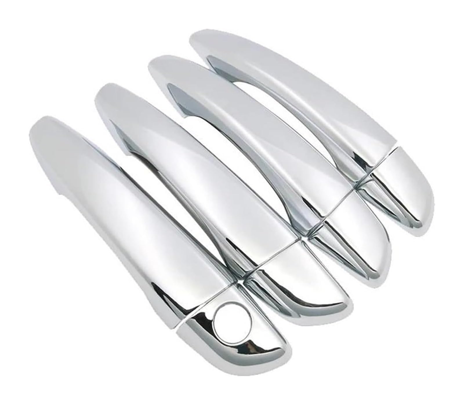 Hckclmbmzw Onecolor For Peugeot 208 P21 2020-2023 Scratch Proof Set Chromium Styling Exterior Parts Accessories Car Door Handle Cover Trim Door Handle Cover(Onecolor)