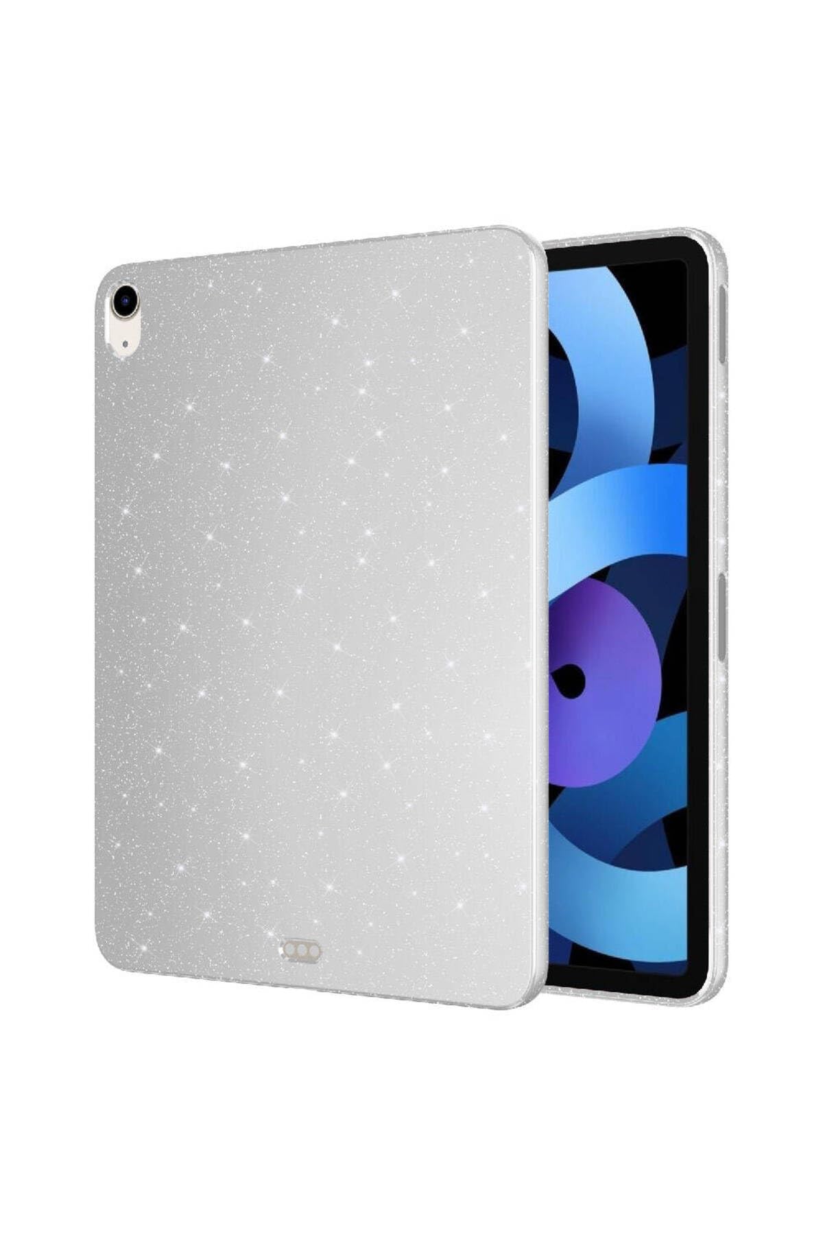 CONSTRAIN - iPad Air 11 2025 M3 Simli Parlak Görünümlü JoieCreatif Tablet Koton Kılıf - Pembe Koyu 3