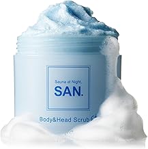 SAN. Sun Head Scrub, Pretty Floral Scent, 12.6 oz (360 g), Scalp, Body, 2-Way (Sodium Chloride, Sea Salt, Ceramide, Hyaluronic Acid, Collagen), Scalp Smell, Sticky Hair, Foaming Shampoo, Head Spa, Women, Men