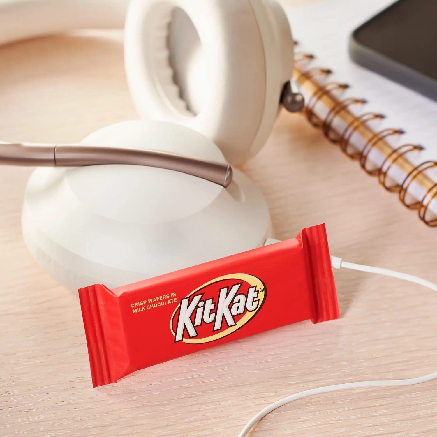 Kit Kat Snack Size – Red Crisp Wafers Snack Size Milk Chocolate Candy Bars - Individually Wrapped - Bulk Pack - 1 Pound