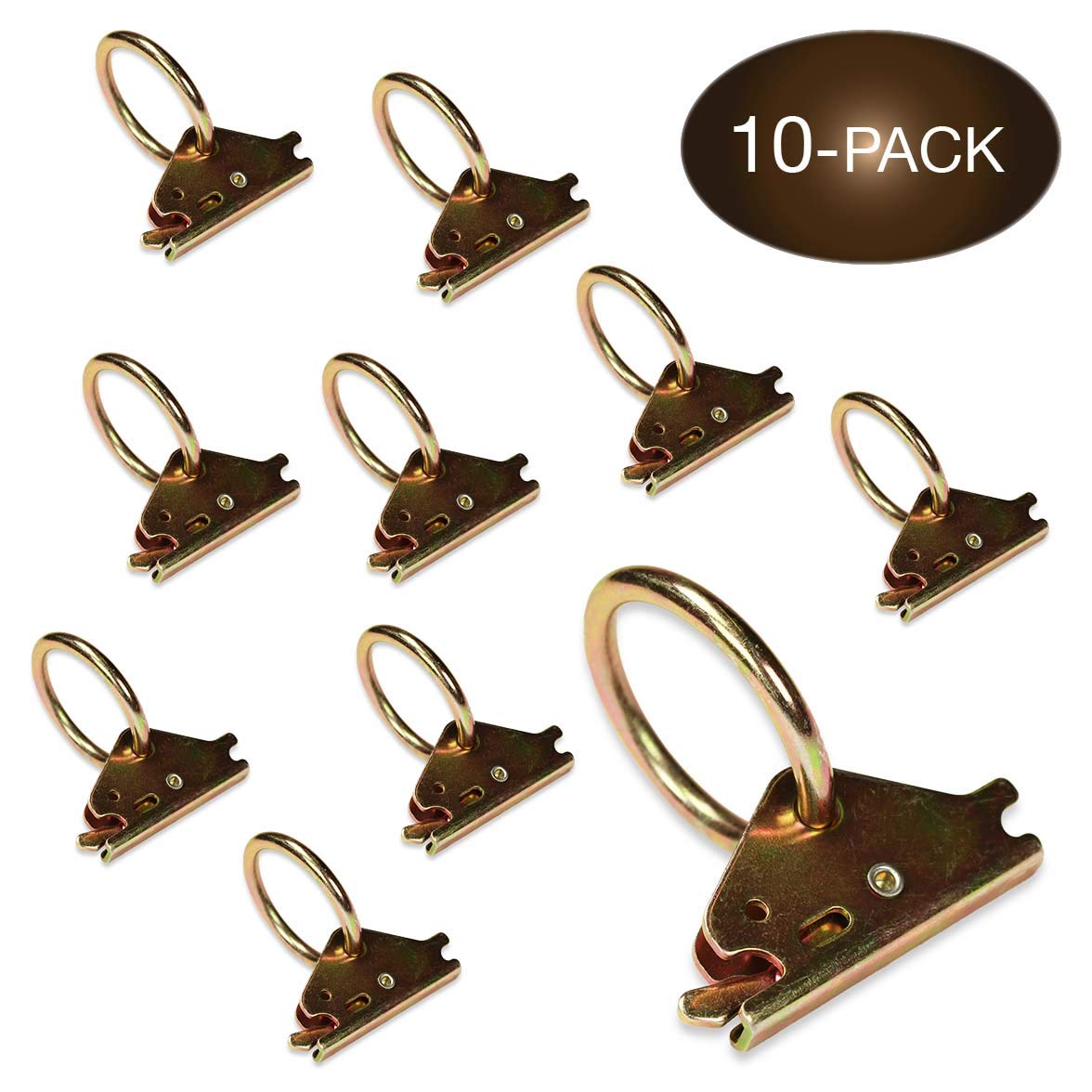 Ten Steel ETrack ORing TieDown Anchors for ETrack TieDown System