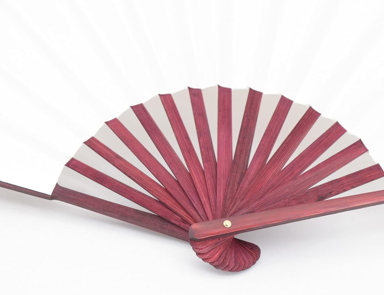 Buy Honshen Chinese Folding Fan White Hand Fans Bamboo Fan With Traditional Chinese Arts Handicraft White Online In Indonesia B06xxdtrqg