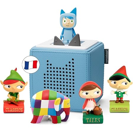 Toniebox Coffret En Avant La Musique Rouge - Conteuse Histoires Pour Enfants 3-7 Ans - 4 Figurines + Créatif