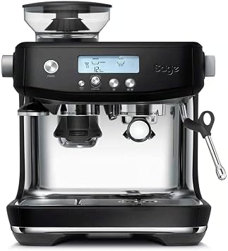Sage Appliances SES878 the Barista Pro, Espresso Machine with Grinder, 3 Second Heating Time, Matt Black, Mit Mahlwerk [Energy Class A]