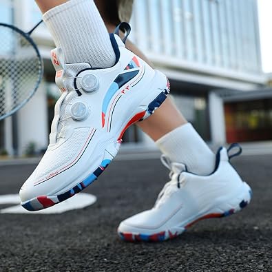 Badminton Shoes Lightweight Indoor Court Shoes Non-Slip Breathable Training Sneakers for Men Women