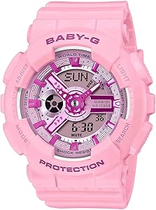 Amazon.com: Casio Baby-G Fresh Colours Pink Resin Analog-Digital