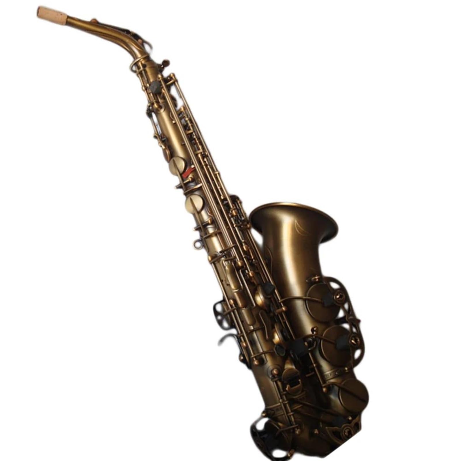 Saksofony Saksofon Sopranowy Rurowy W Tonacji B Dur Profesjonalny Instrument Dęty Blaszany Vintage Z Futerałem
