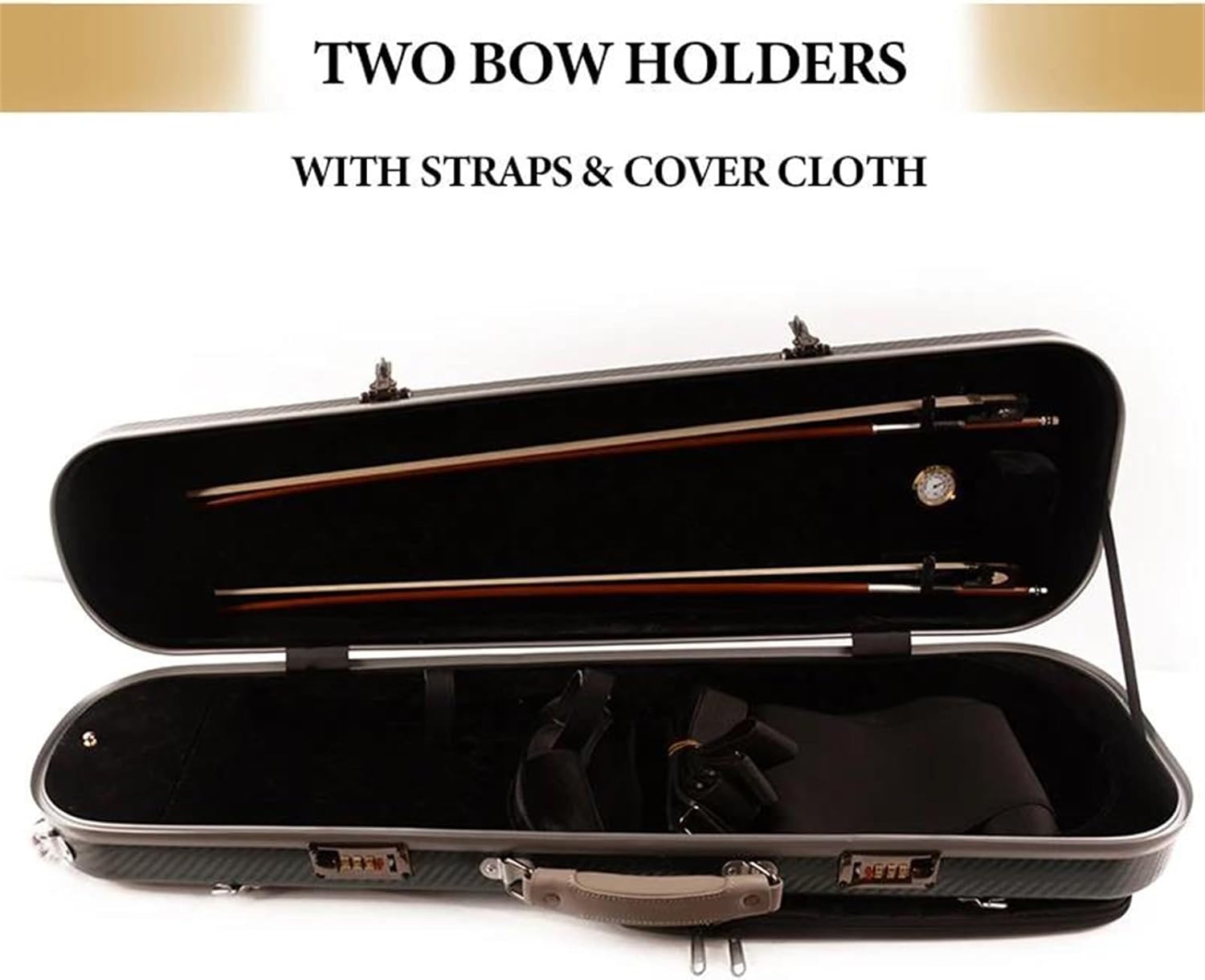 新軽量 4/4 3/4サイズ バイオリンケース バックパック 複合炭素繊維 耐