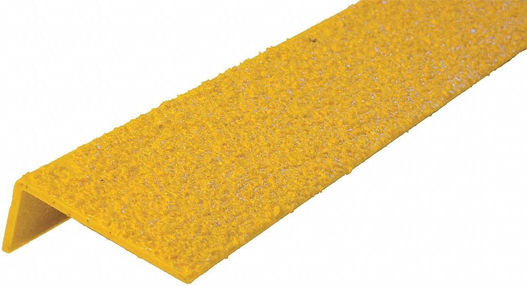 Anti-Slip Stair Nosing, 36in W, Fiberglass