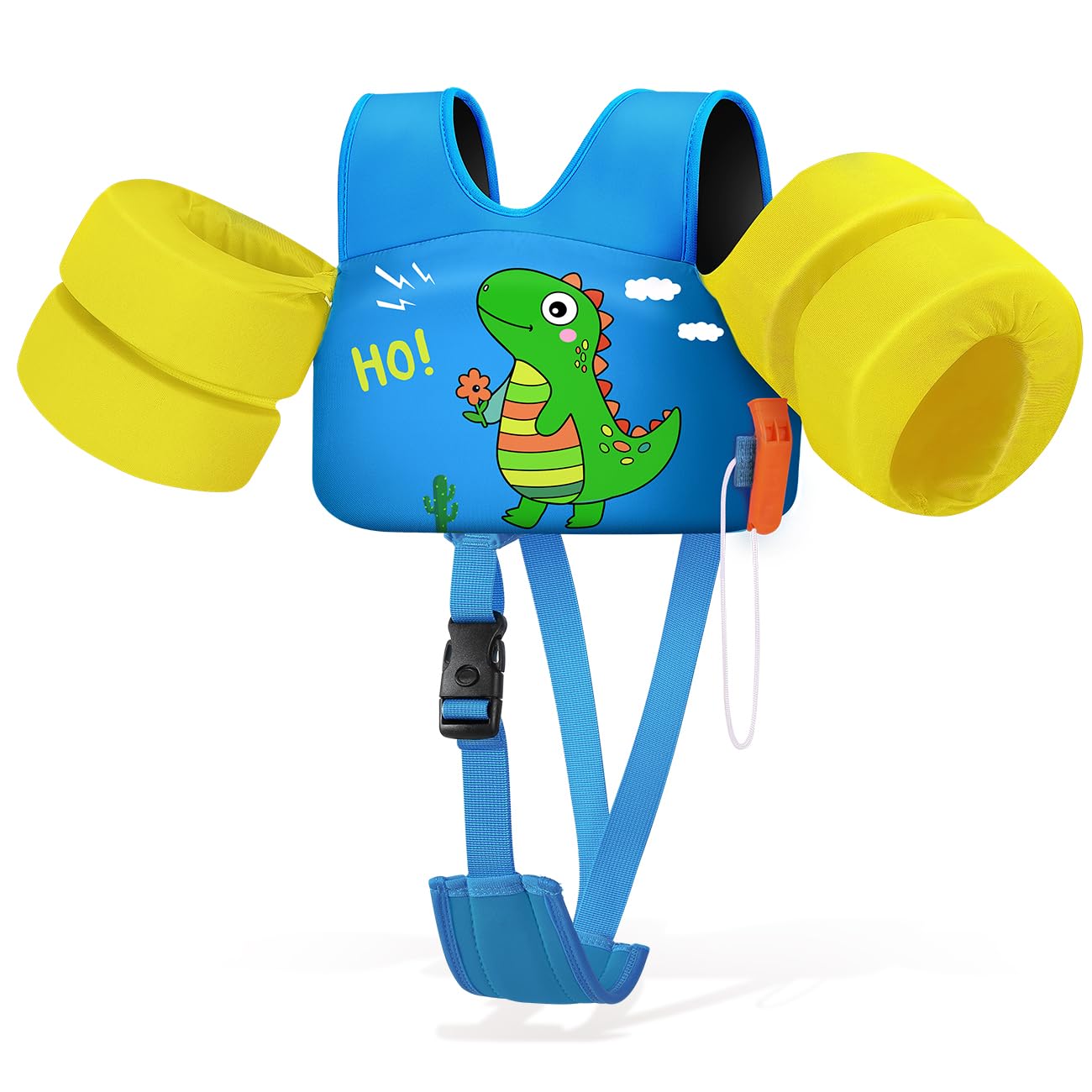 Gilet Salvagente Gogokids Con Braccioli - Regolabile, Per Bambini 1-6 Anni - Foto 5