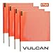 VULCAN Safety Flag with Dowel - Bright Orange - Jersey Mesh Construction - 18 Inch x 18 Inch - 4 Pack