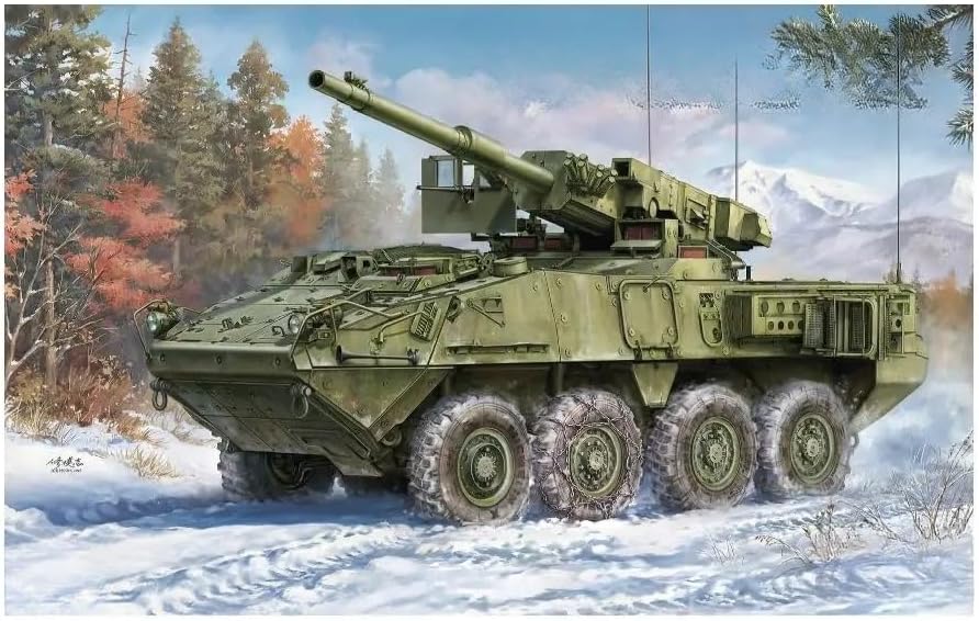5158 1/35 M1128 MGS Stryker After 2008 Tank Military Model Kit