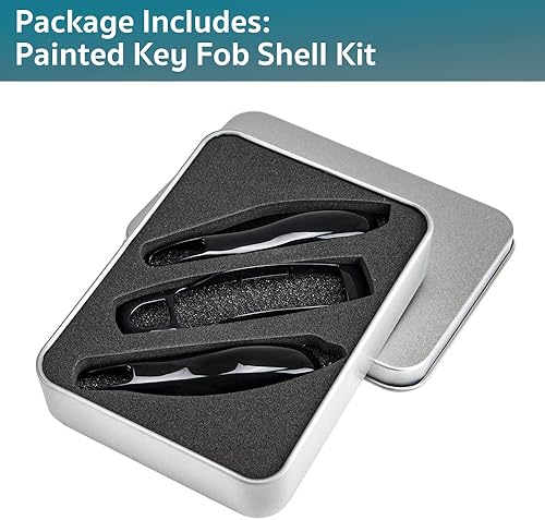 Miniatura 10 de Funda de repuesto pintada para llavero compatible con llavero Porsche (rojo)