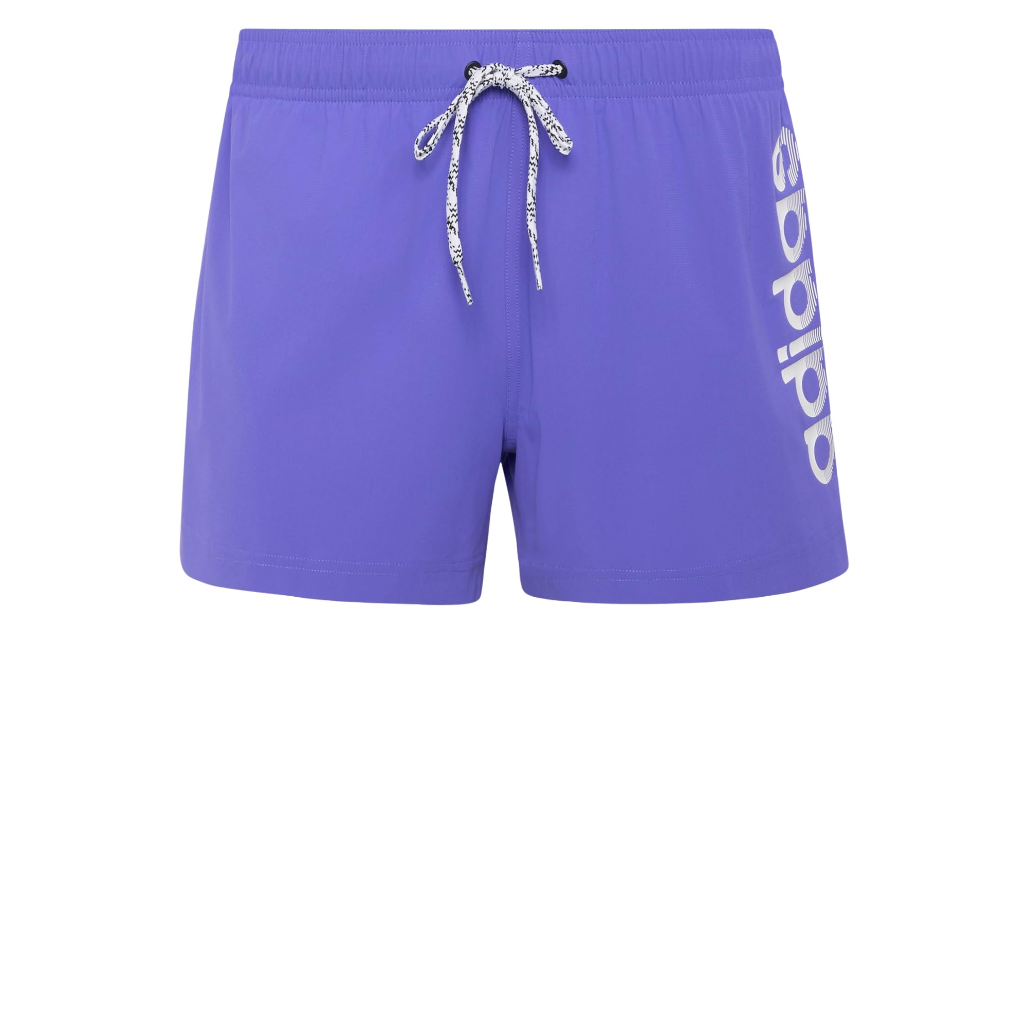 adidas Men Logo Stretchy Knit Swim Shorts 3 inch