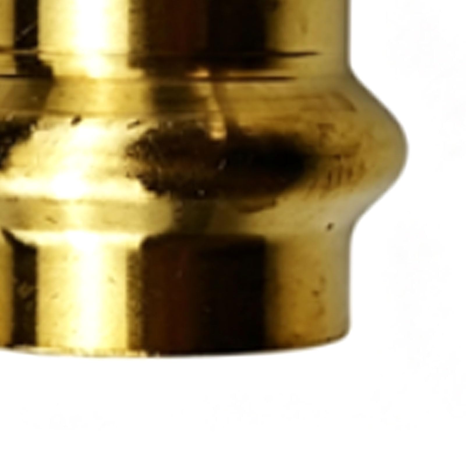 FTVOGUE Raccordi a Pressare in Ottone da 1/2 Pollice per Impianti | Costruzioni in Ottone, Resistenti Alla Corrosione, per Sistemi di Acqua Calda e Fredda, Riparazioni di Impianti Idraulici
