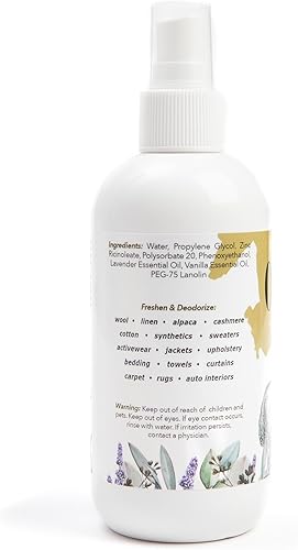 Miniatura 4 de Outback Gold Lana, lino, Spray refrescante de tela, perfumado con aceites esenciales de lavanda y vainilla