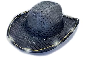 Fashionable Led Cowboy Hat Men