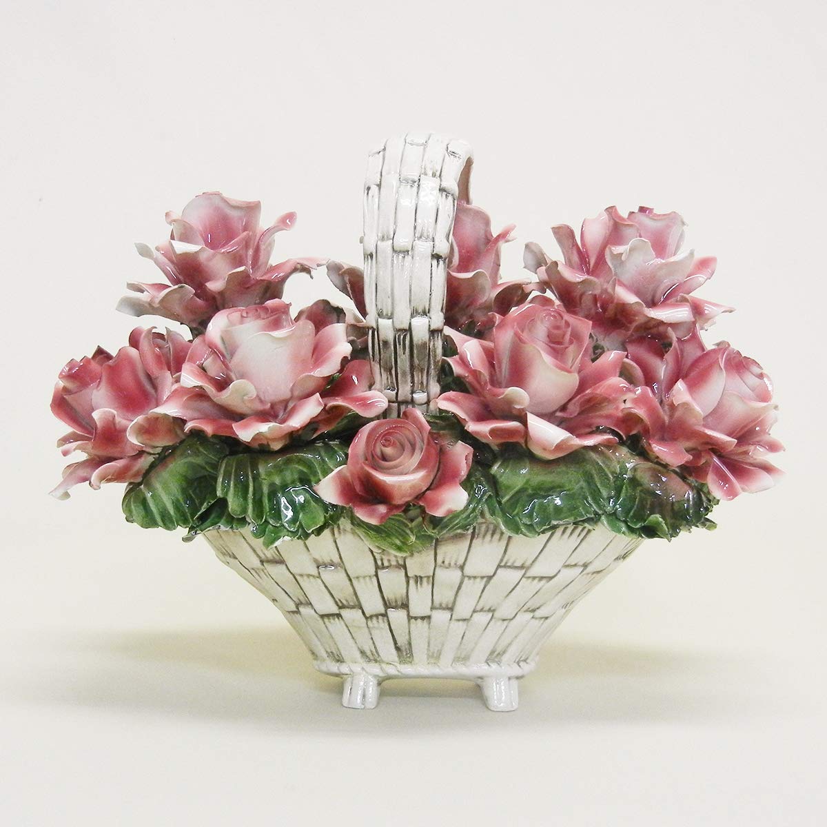 Amazon.co.jp: 【イタリア製 陶花】バラ H24cm / J4-A155T : ホーム