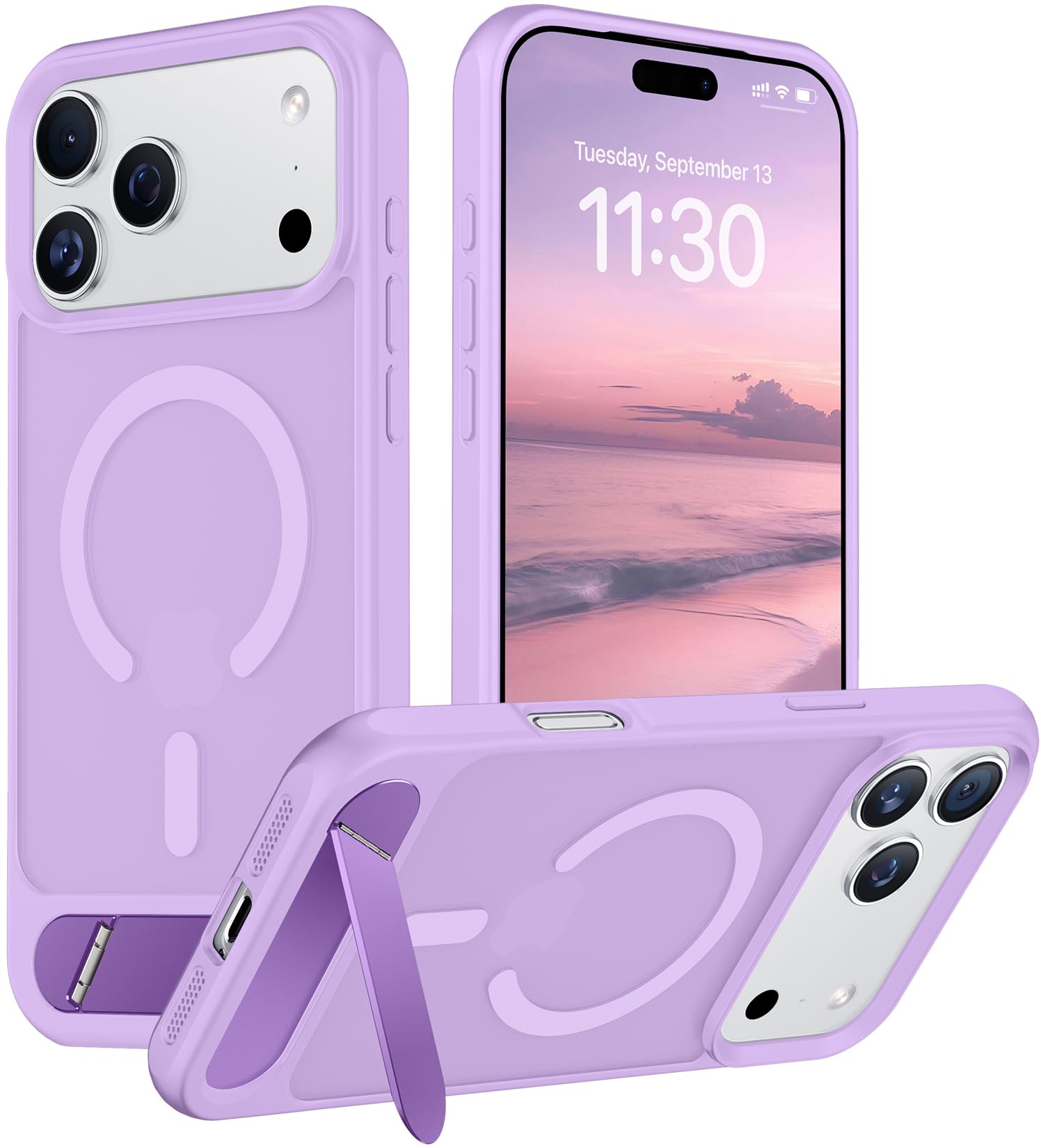 Temdan Magnetic for iPhone 18 Pro Case/iPhone 17 Pro Case Stand