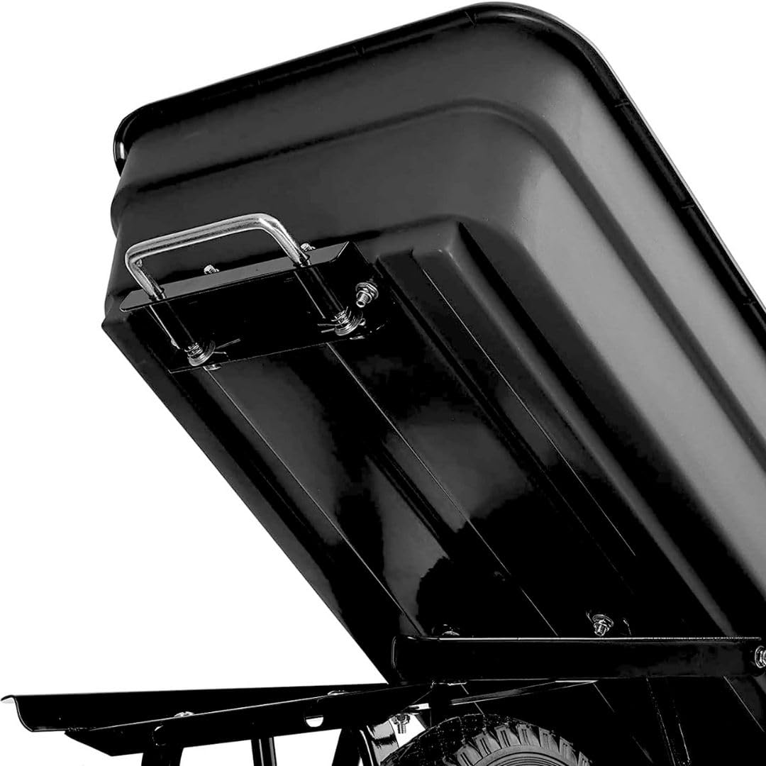 Carro de jardín de Mano Plegable, Capacidad de Carga de 180 kg, Carretilla de jardín, Remolque de Mano