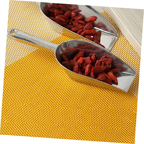 VOSAREA 2pcs Multi-functional Aluminum Alloy Ice Shovel for Supermarket and Bar Use Square Mouth Ice Scoop for Home and Drinks - Image 7