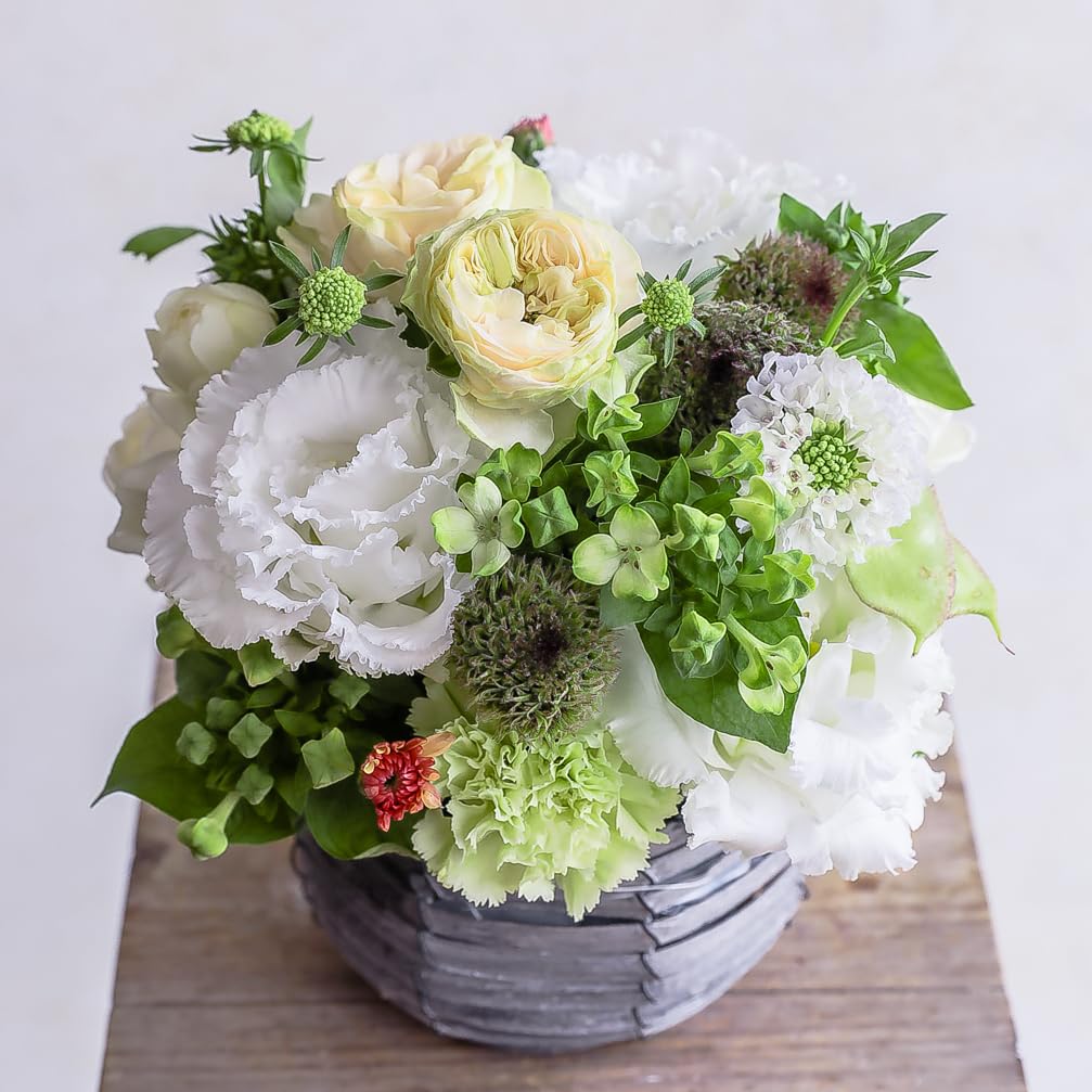 Amazon｜フローリストせきど フラワーアレンジメント Mサイズ