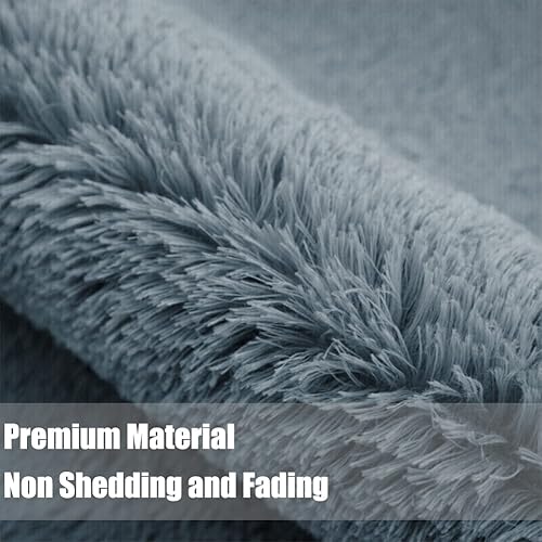 Miniatura 2 de Wlian Alfombras peludas súper suaves y esponjosas para dormitorio alfombras lavables y peludas antideslizantes para dormitorio sala de estar